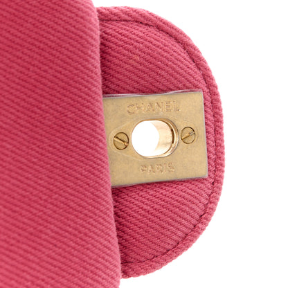 Chanel Denim Coco Flap Pink 7 of 12