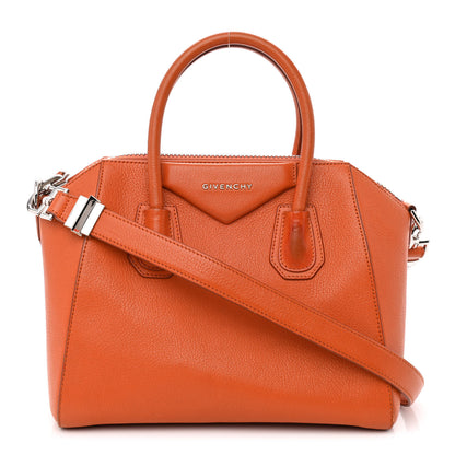 Givenchy Sugar Goatskin Small Antigona Orange 1 of 19
