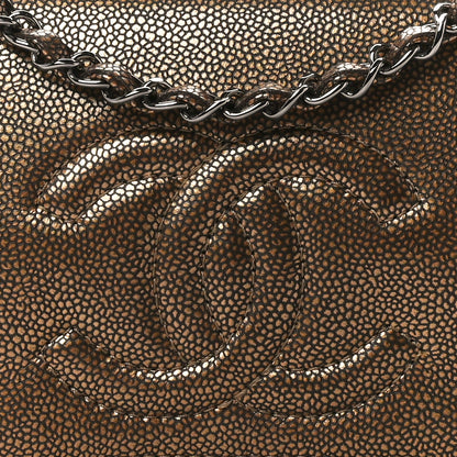 Chanel Metallic Caviar Medium Timeless CC Flap Bronze 8 of 11