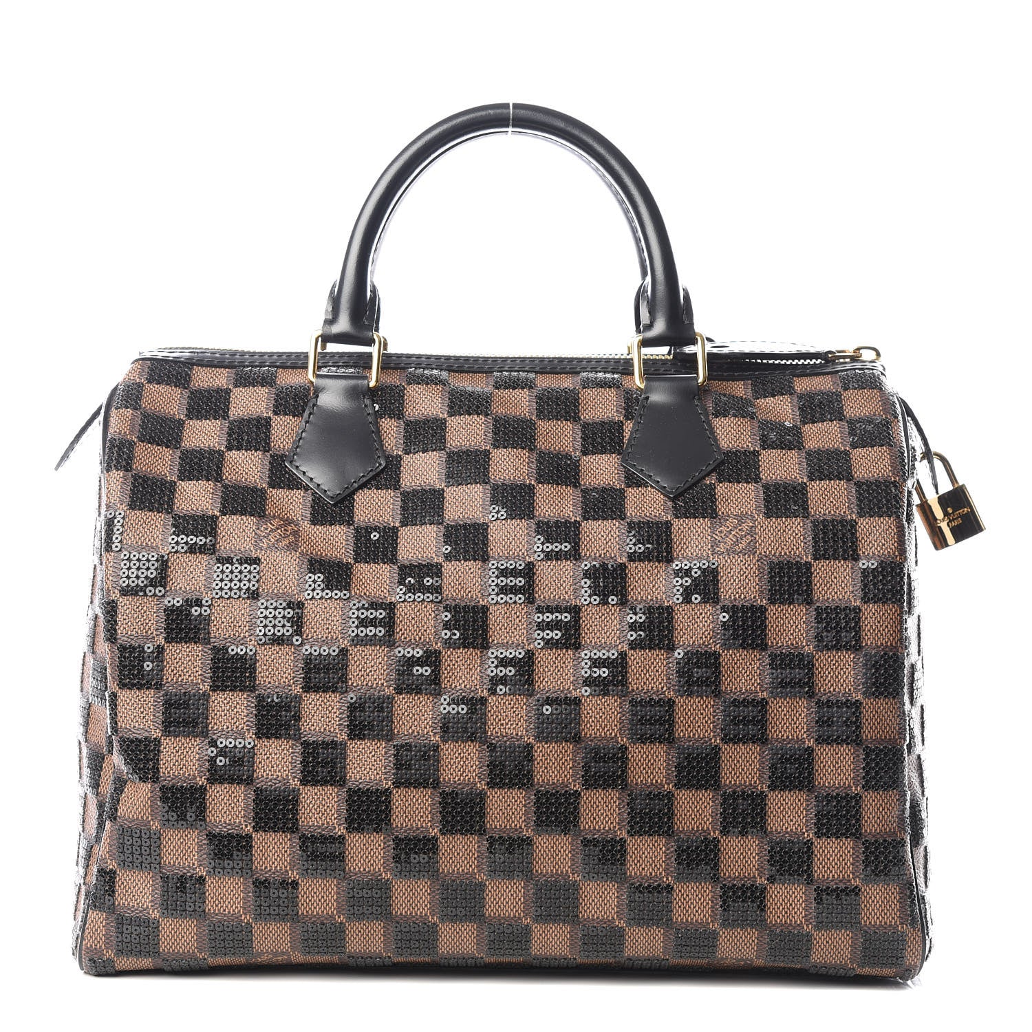 Louis Vuitton Damier Paillettes Speedy 30 Black 1 of 13