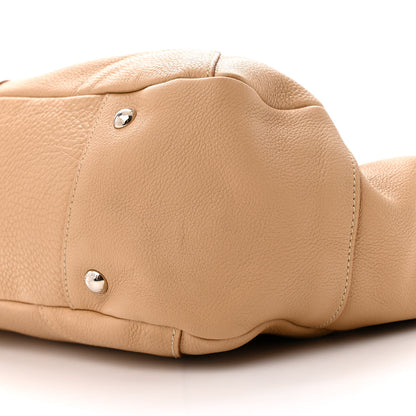 Prada Vitello Daino Side Pocket Hobo Sabbia 10 of 13