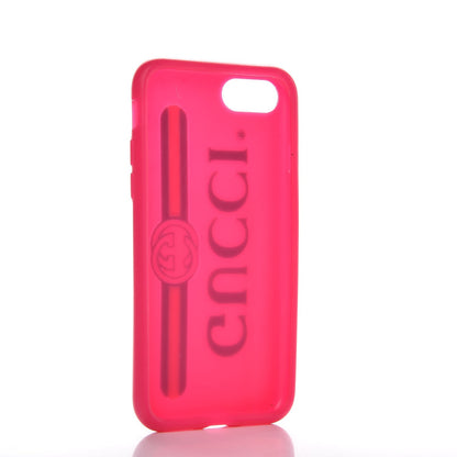 Gucci Rubber Print iPhone 8 Case Pink 3 of 6