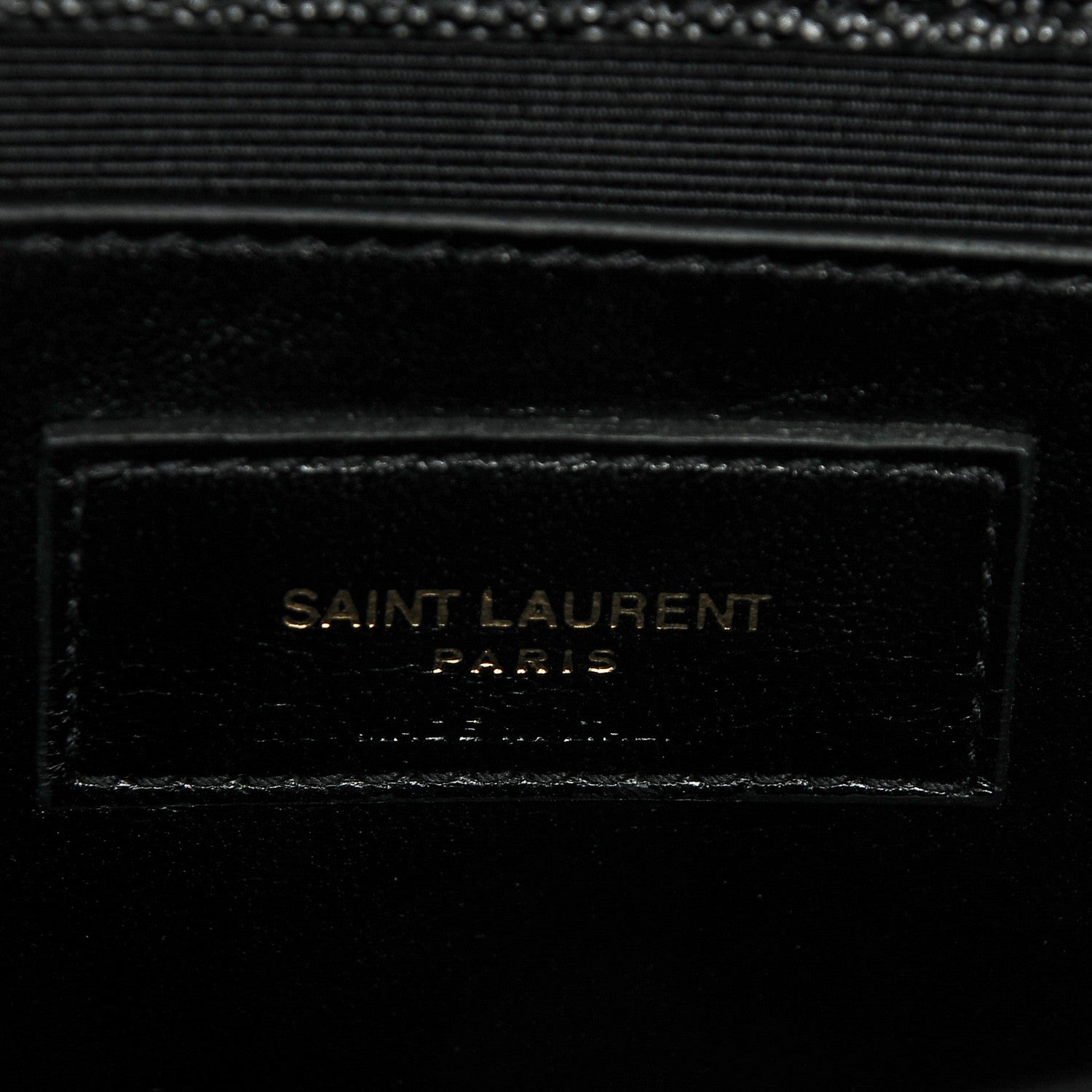Saint Laurent Grain De Poudre Medium Classic Monogram Kate Satchel Black 7 of 7