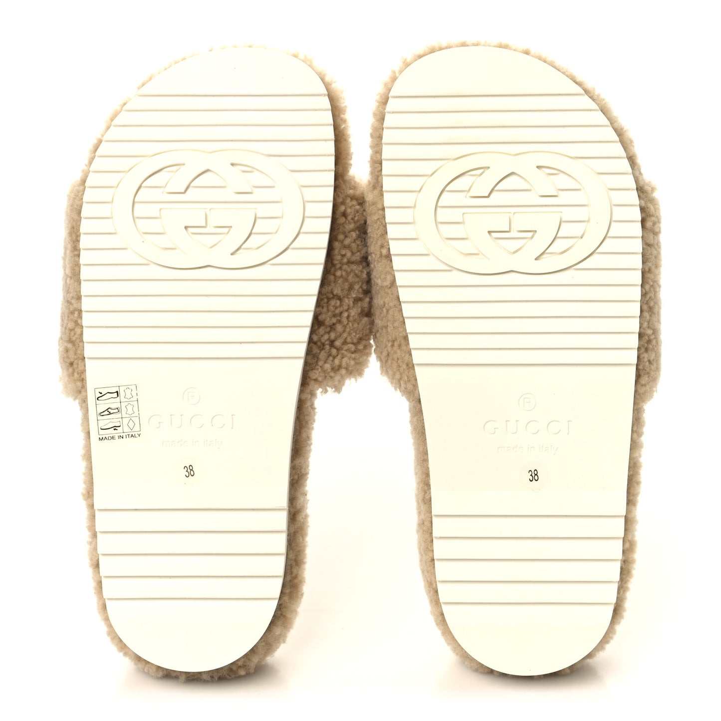 Shearling Womens Eileen Slide Sandals 38 Cocoa Butterscotch