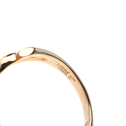 Christian Dior 18K Yellow Gold Diamond Black Onyx Dior Pre Catelan Ring 57 8 7 of 8