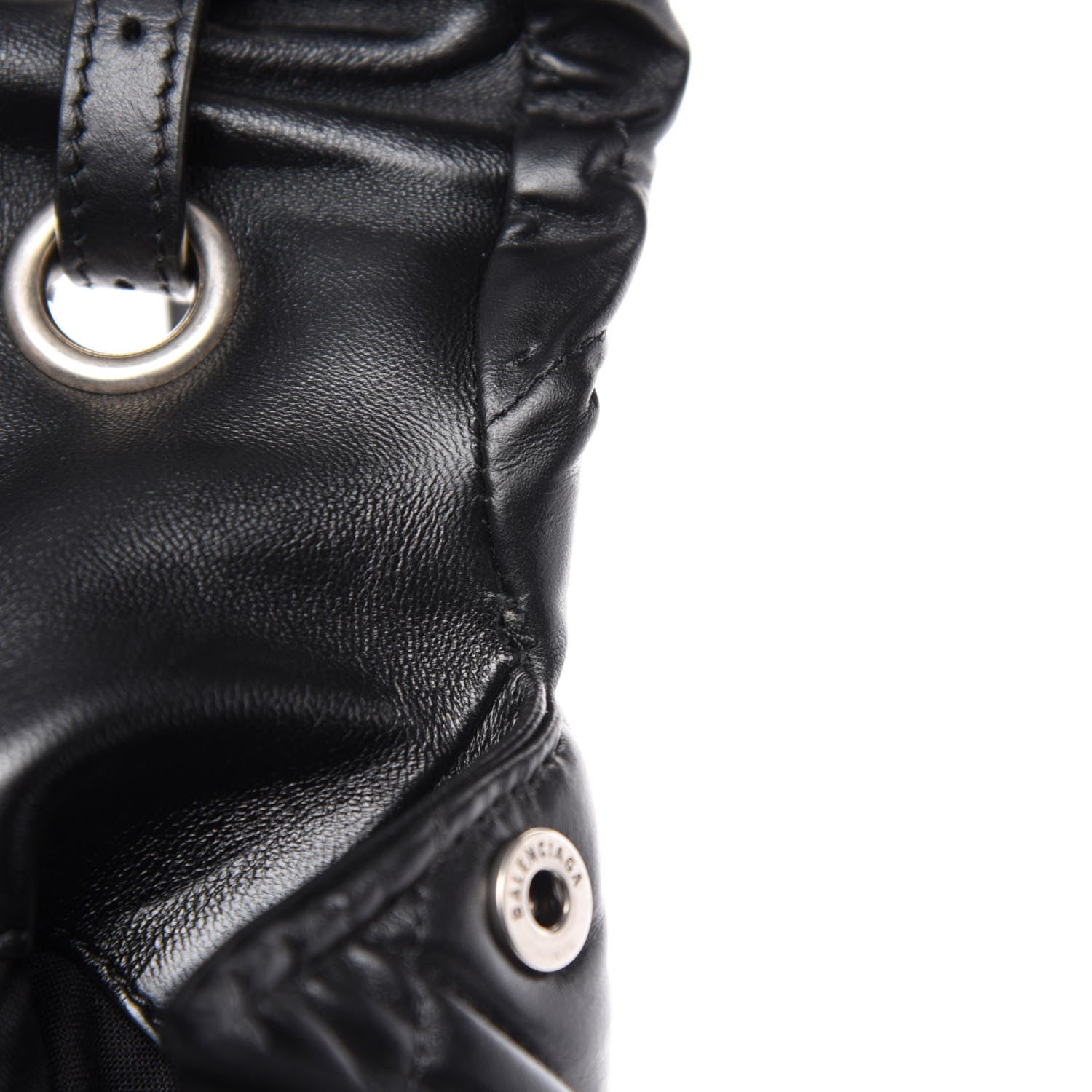 Balenciaga Nappa Calfskin Quilted Large Touch Shoulder Bag Black 8 of 14