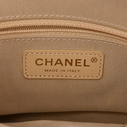 Chanel Goatskin Quilted Tri-Color Small In & Out Camera Case Black White Beige 6 of 12