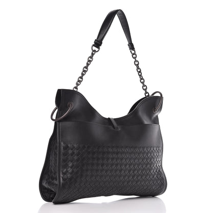 Bottega Veneta Nappa Intrecciato Beverly '71/'16 Bag Black 3 of 11