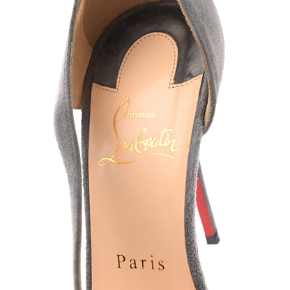 Christian Louboutin Veau Velours Catchy One 100 Pumps 38 Shadow 7 of 11