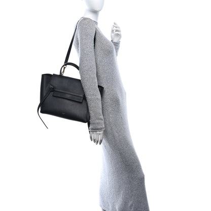 Celine Grained Calfskin Mini Belt Bag Black 2 of 14