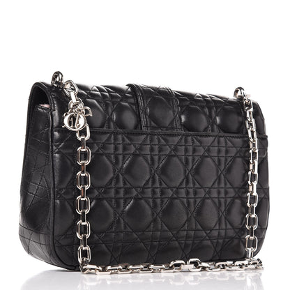 Christian Dior Lambskin Cannage Medium Miss Dior Flap Black 2 of 11