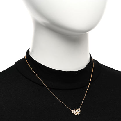 Tiffany 18K Rose Gold Diamond Enchant Butterfly Pendant Necklace 2 of 4