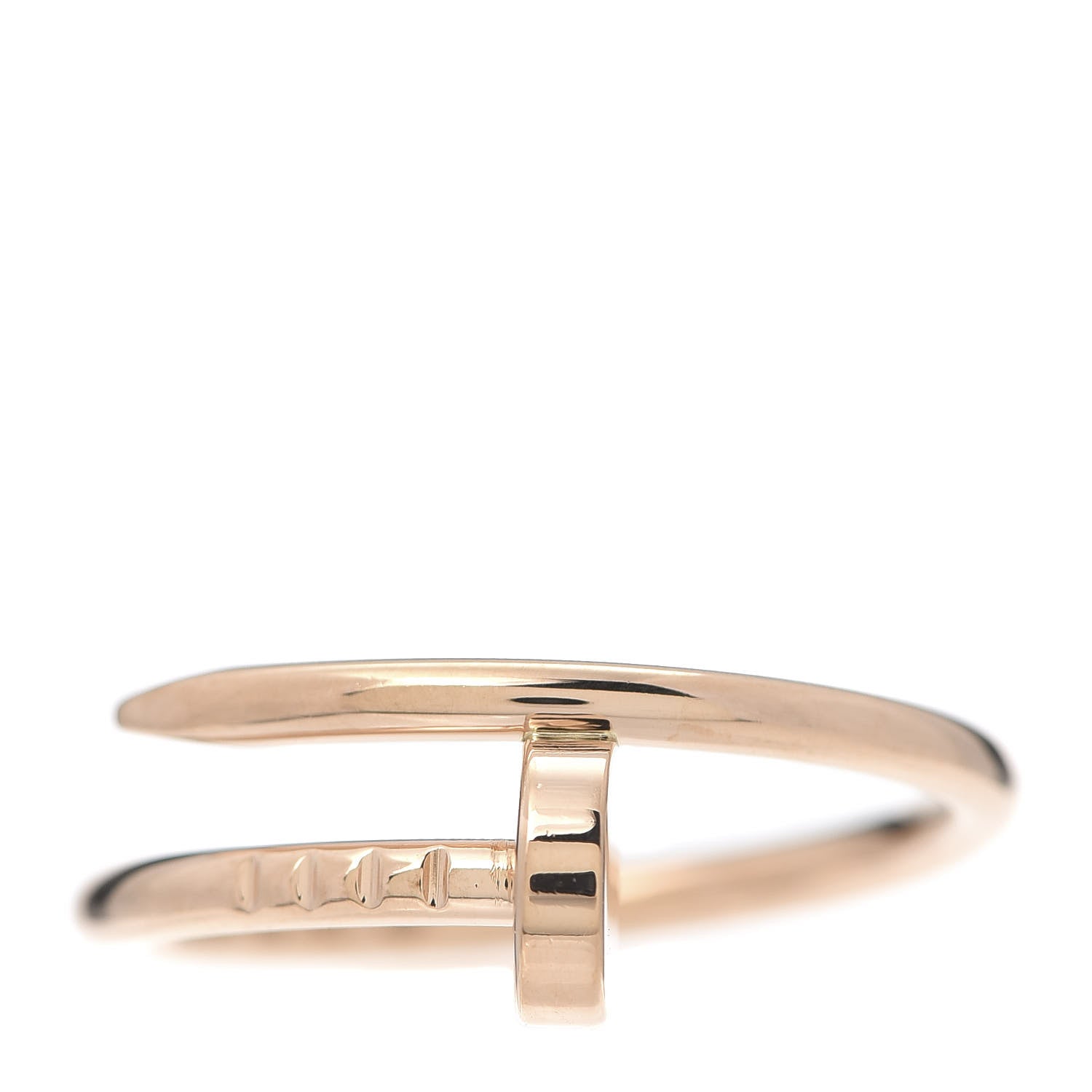 Cartier 18K Pink Gold Small Juste Un Clou Ring 51 5.75 1 of 6