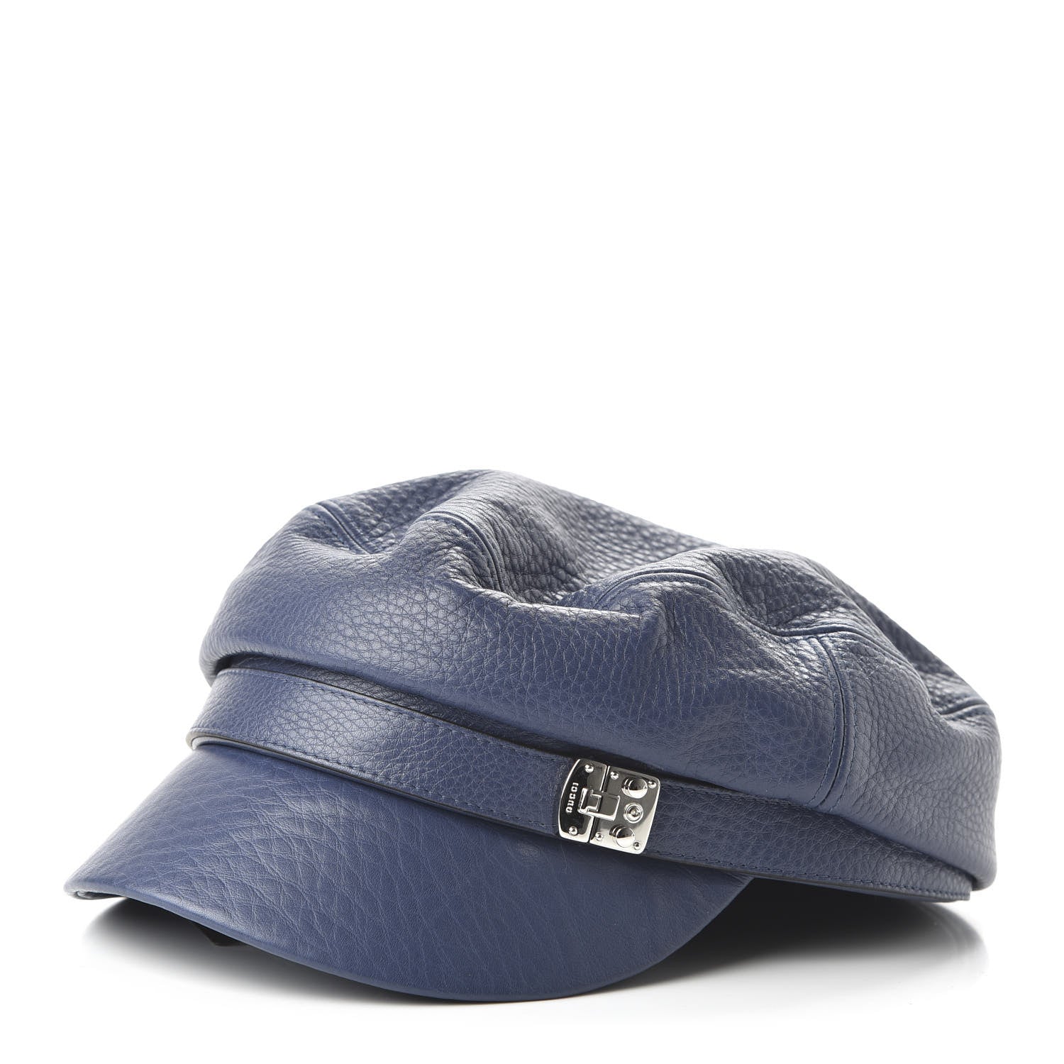 Gucci Calfskin Cellarius Hat XS Washed Indigo 1 of 8