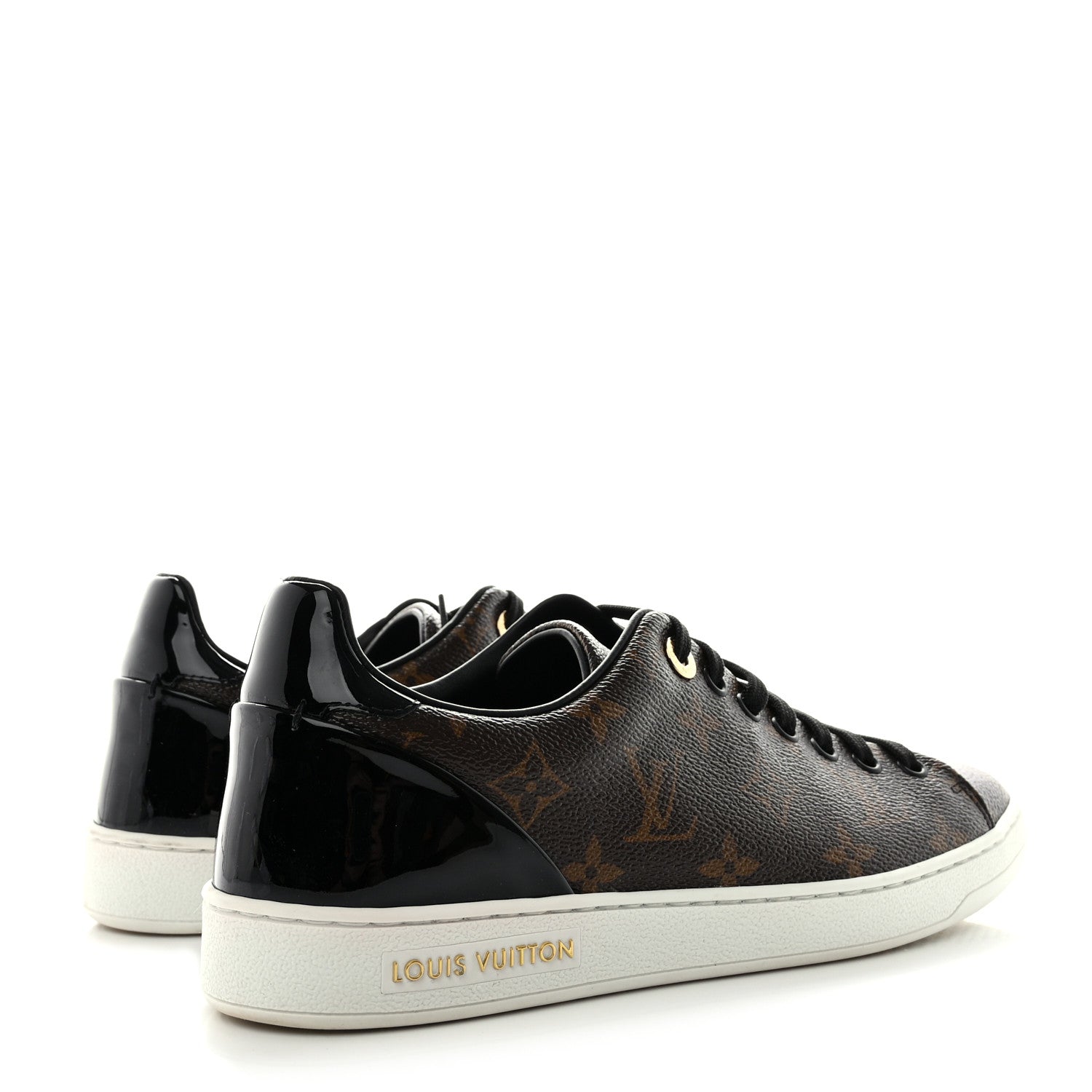 Louis Vuitton Patent Monogram Frontrow Sneakers 38.5 4 of 12
