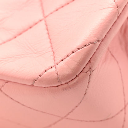 Chanel Lambskin Quilted Medium Double Flap Light Pink 11 of 16