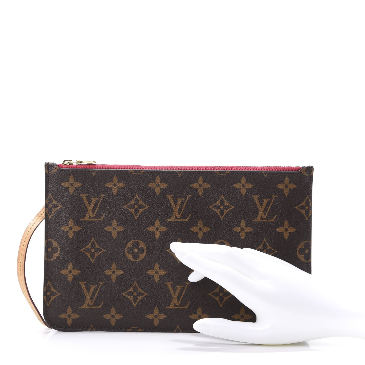 Louis Vuitton Monogram Neverfull MM GM Pochette Pivoine 2 of 7