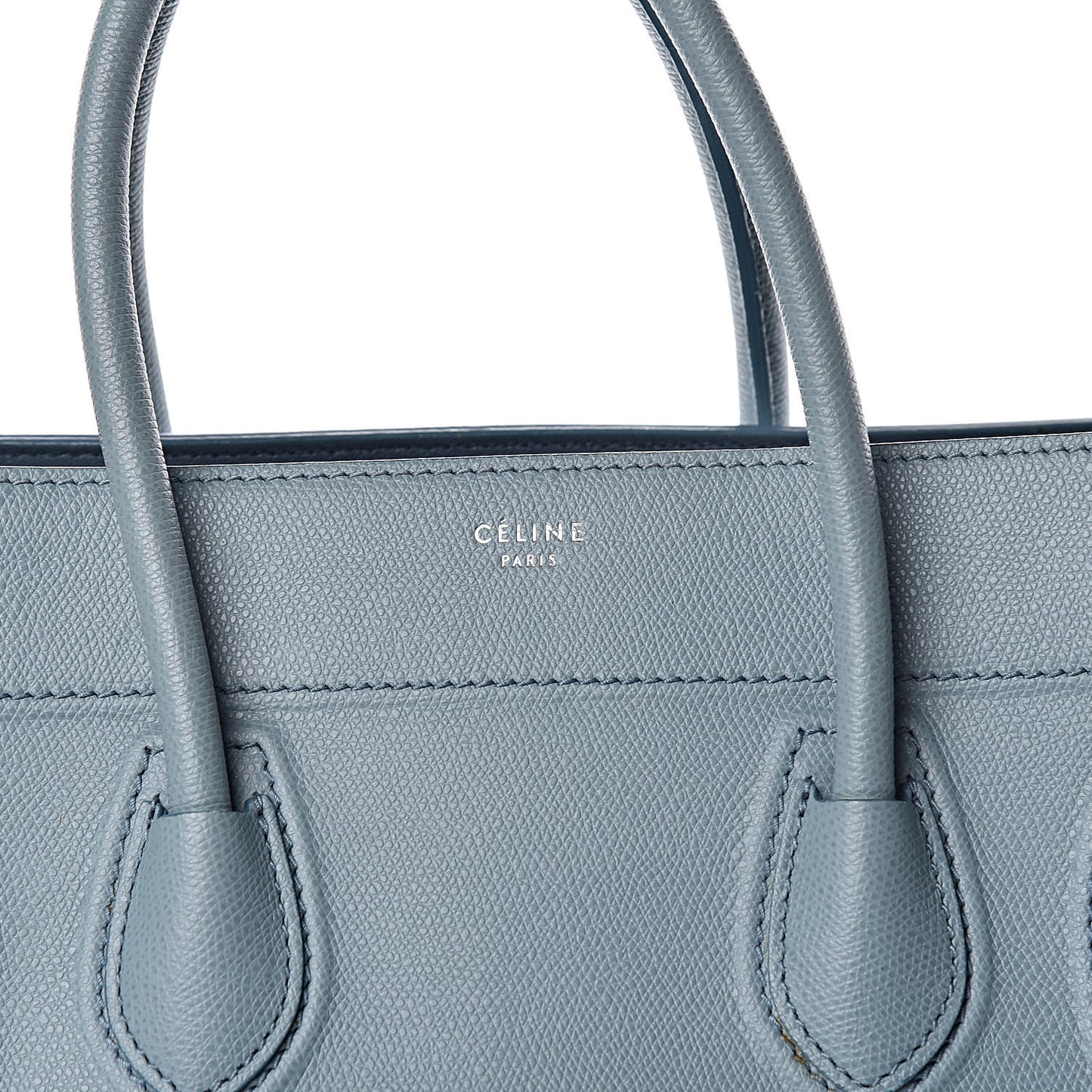 Grained Calfskin Medium Phantom Luggage Sky Blue