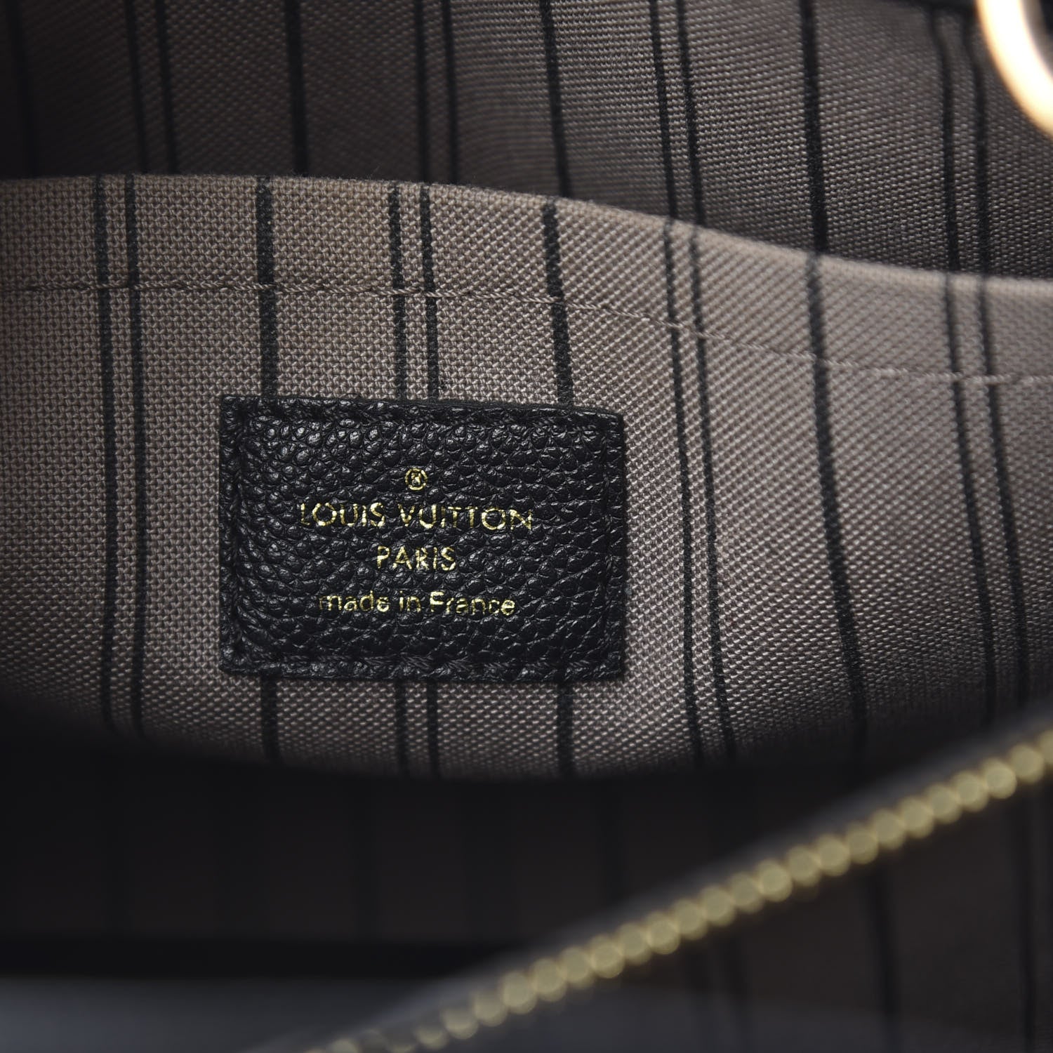Louis Vuitton Empreinte Montaigne MM Black 7 of 13