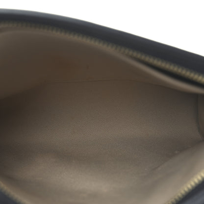 Louis Vuitton Raffia Calfskin Monogram Toiletry Pouch 26 On Chain Beige Black 5 of 10