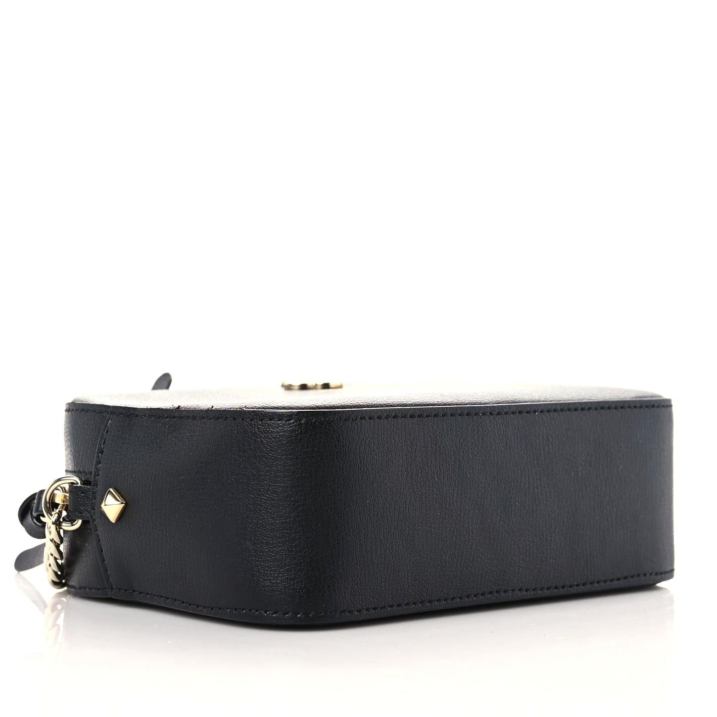 Grained Calfskin JC Camera Bag Black