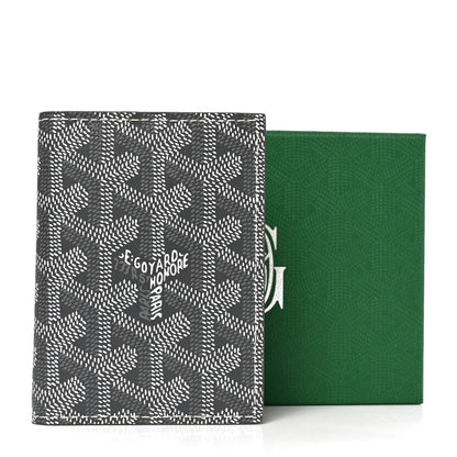 Goyard Goyardine Saint Marc Folding Card Case Grey 7 of 7