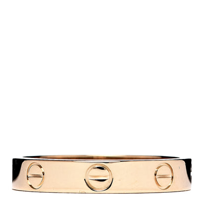 Cartier 18K Yellow Gold 3.5mm LOVE Wedding Band Ring 55 7.25 3 of 4