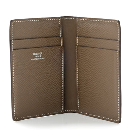Hermes Epsom MC2 Euclide Card Holder Case Etoupe 5 of 12
