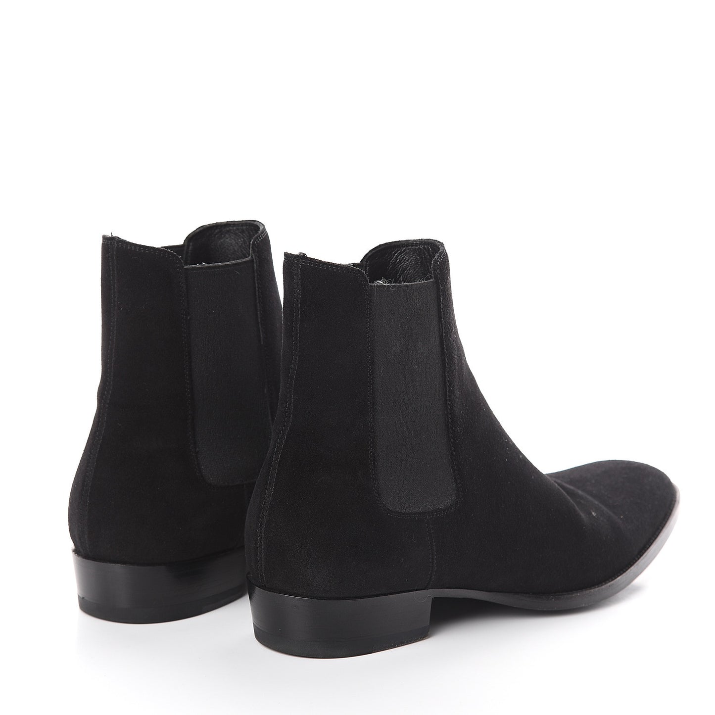 Suede Mens Wyatt Chelsea Boots 41.5 Black
