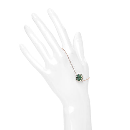 Chopard 18K Rose Gold Green Agate Imperiale Cocktail Bracelet 2 of 6