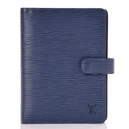 Louis Vuitton Epi Medium Ring Agenda Cover Myrtille 1 of 7