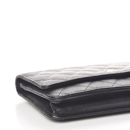 Chanel Caviar Quilted Wallet On Chain WOC Black 6 of 13