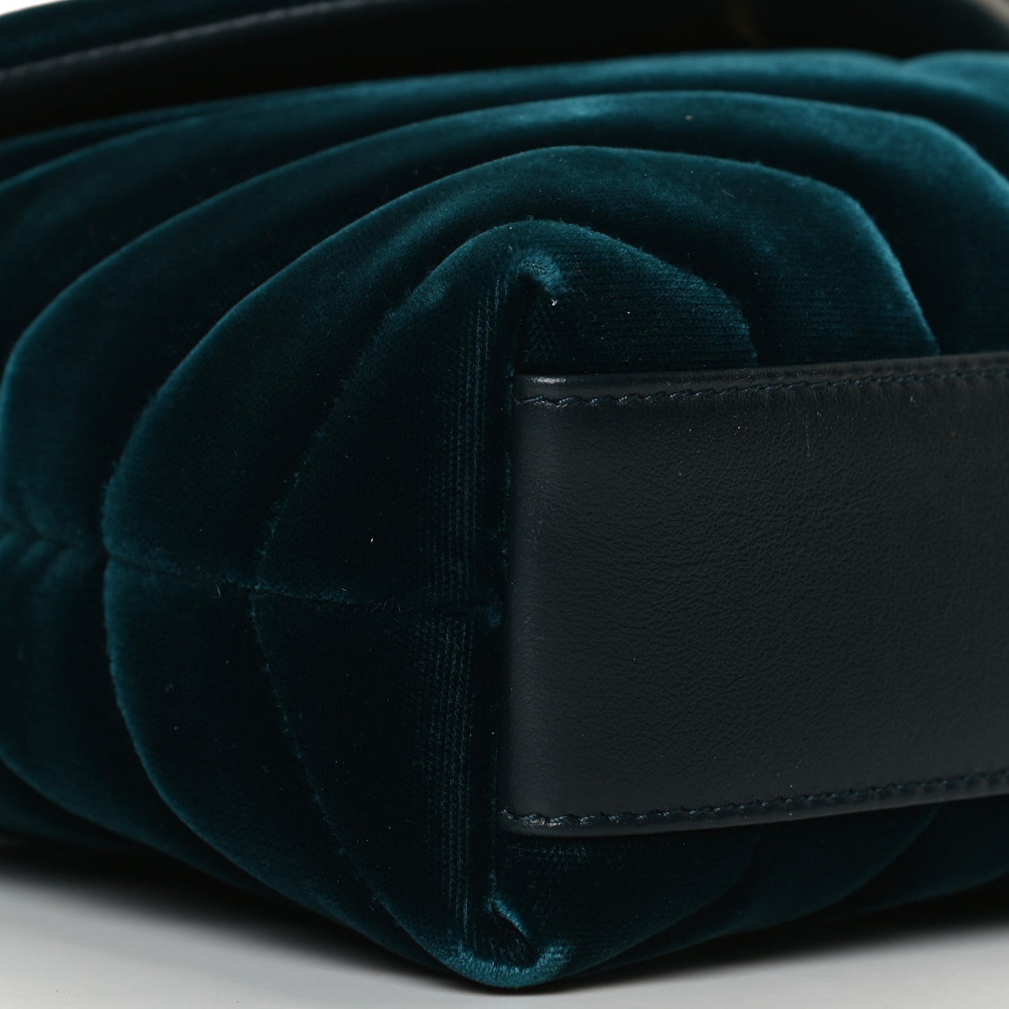 Velvet Y Quilted Monogram Toy Loulou Crossbody Bag Dark Ottanio