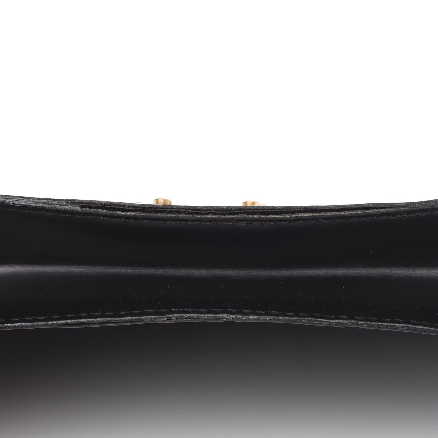 Epi Pochette Sellier Dragonne Clutch Black