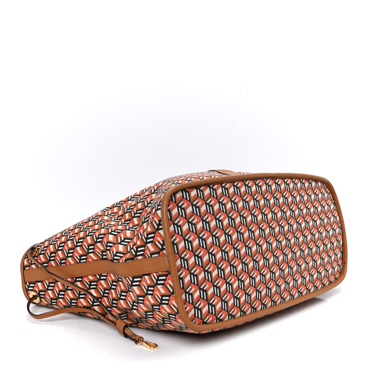 Visetos Large Liz Reversible Shopper Tote Cognac