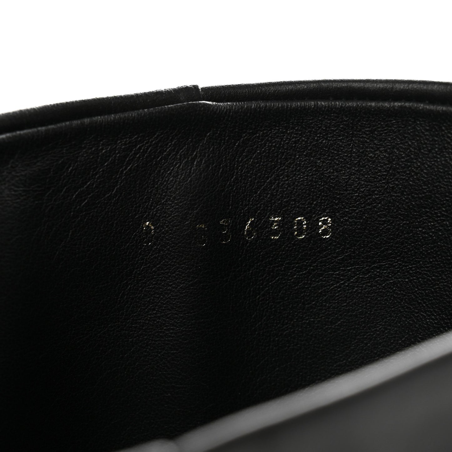 Calfskin CC Knee High Boots 40 Black