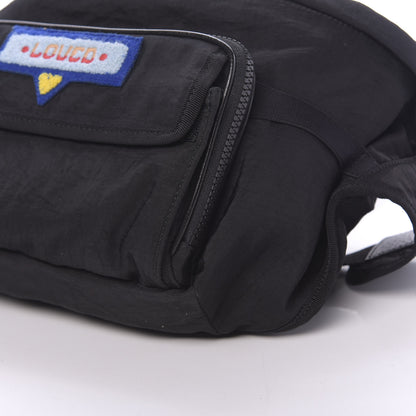 Gucci Nylon 80s Logo Patch Belt Bag Black 11 of 11