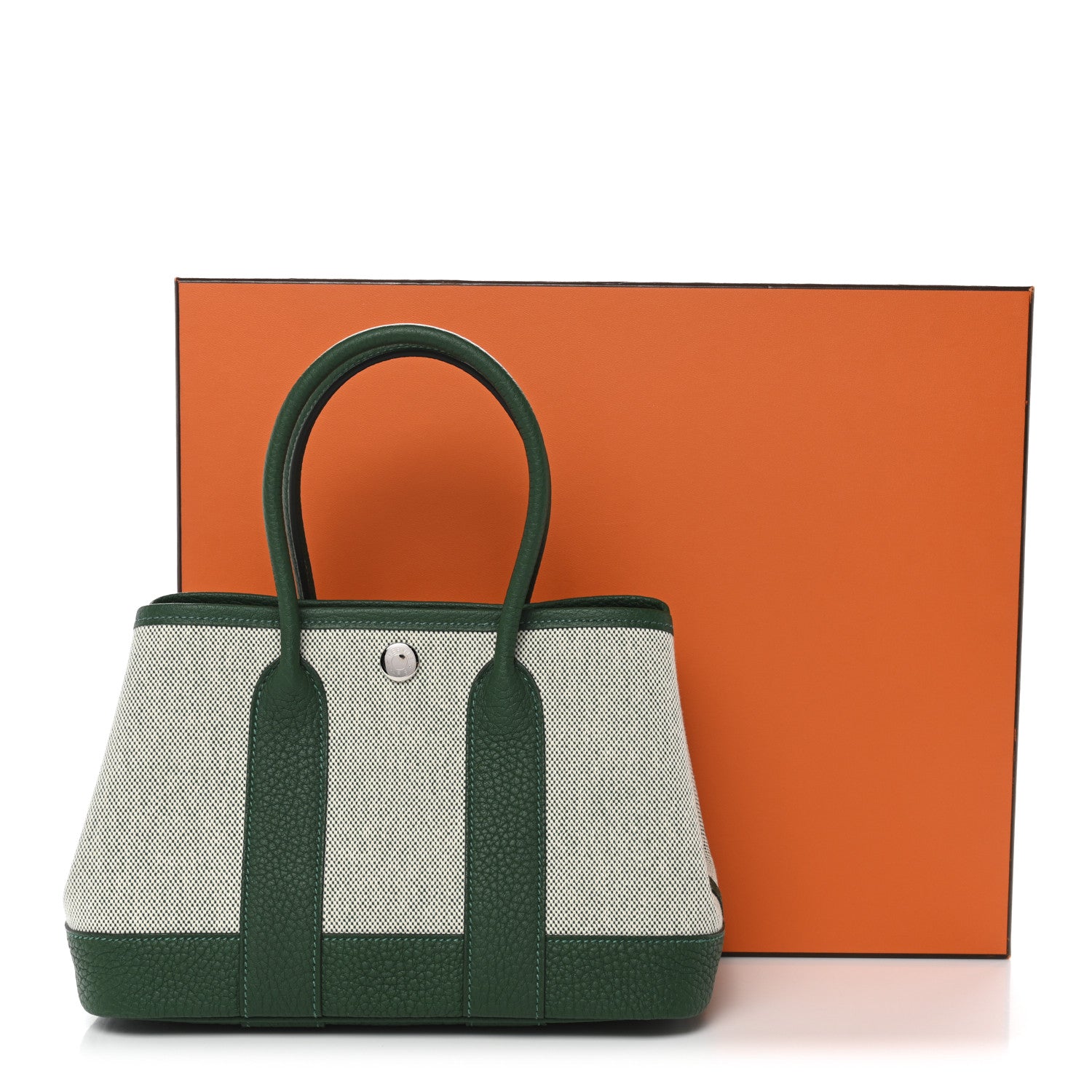 Hermes H Viking Negonda Neo Garden 23 Ecru Vert Moyen 11 of 11