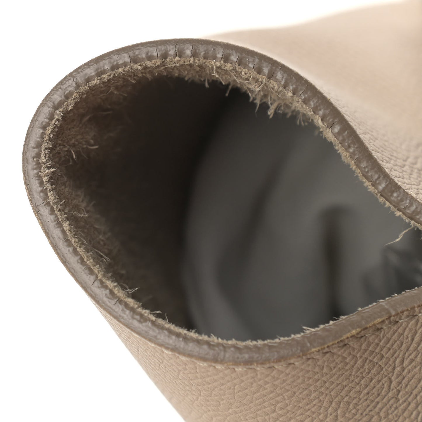 Grained Calfskin Mini Belt Bag Light Taupe