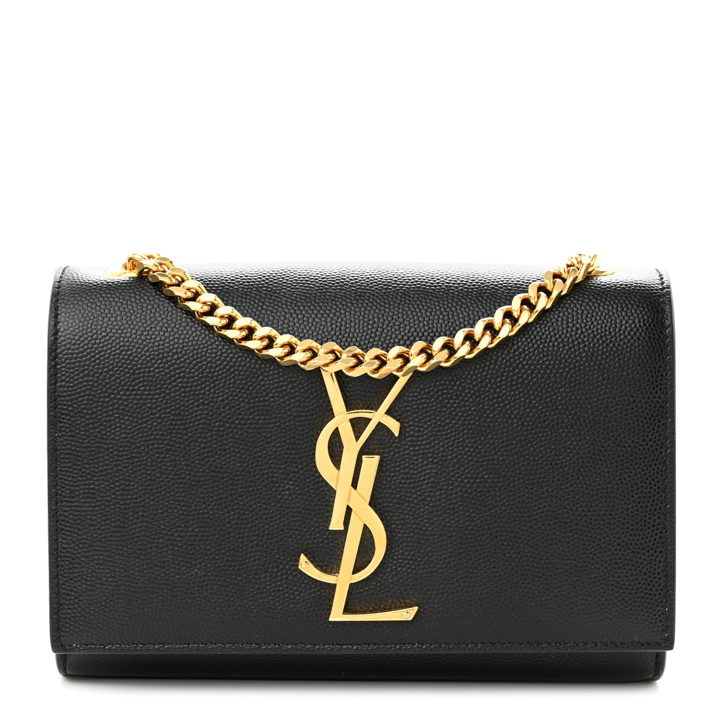 Grain De Poudre Small Monogram Kate Satchel Black
