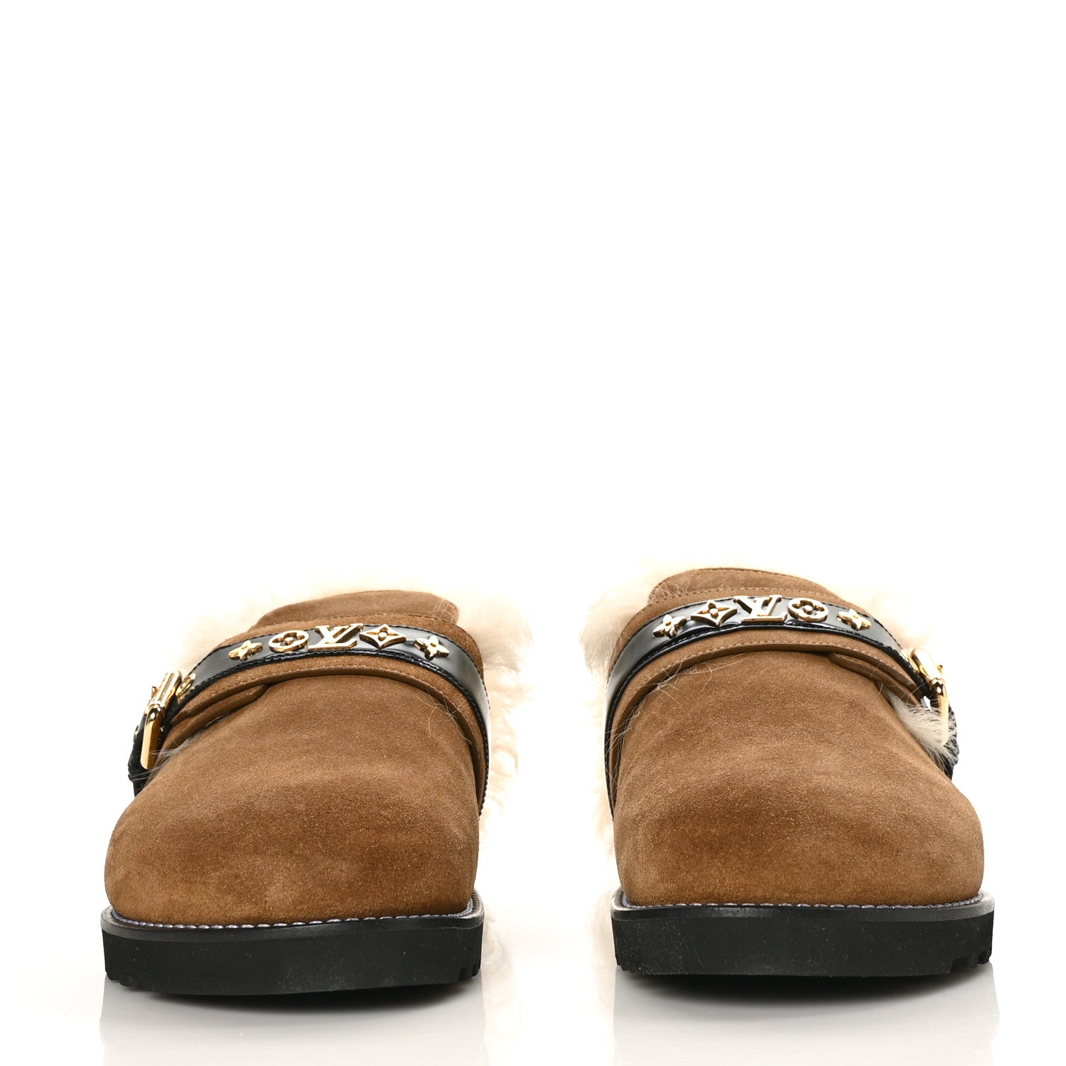 Louis Vuitton Suede Winterbreak Clogs 40 Cognac 2 of 7