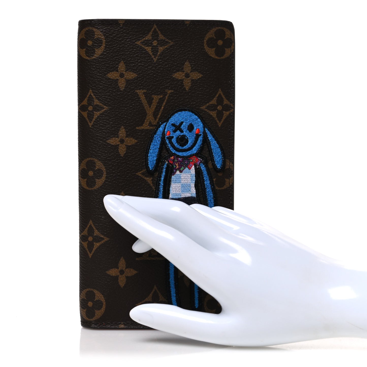 Monogram Embroidered Cartoon LV Friends Brazza Wallet