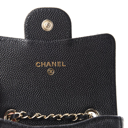 Chanel Caviar Quilted Mini Chain Belt Bag Black 8 of 12