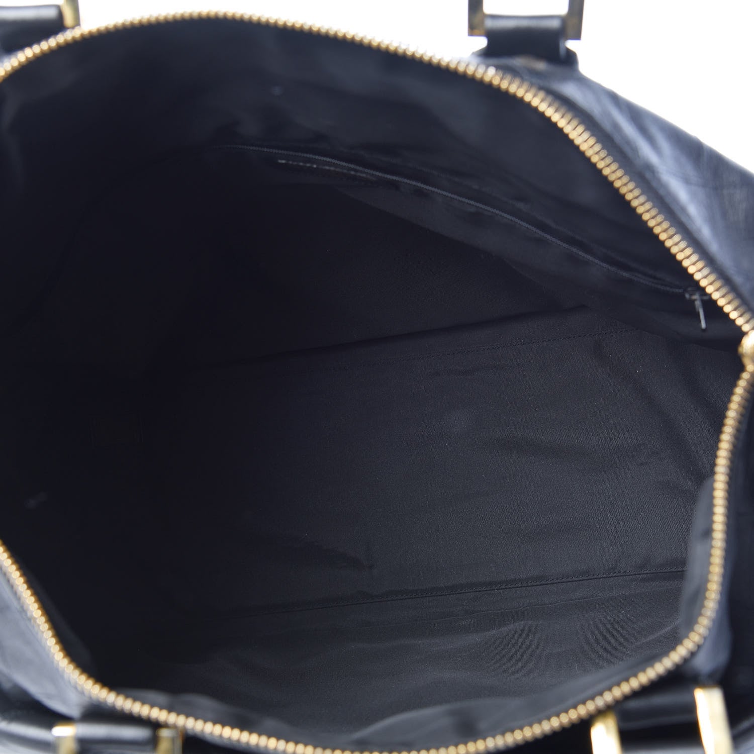 Chanel Calfskin Diamond Stitched Duffle Bag Black 5 of 23