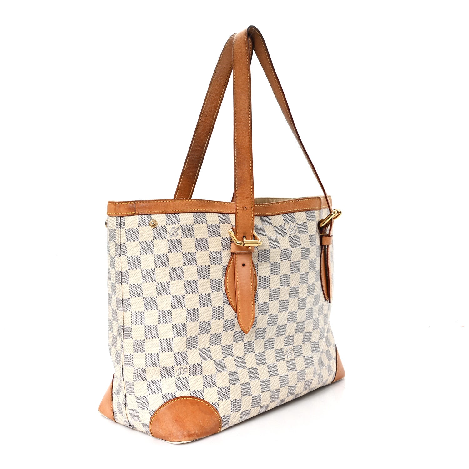 Louis Vuitton Damier Azur Hampstead MM 3 of 9