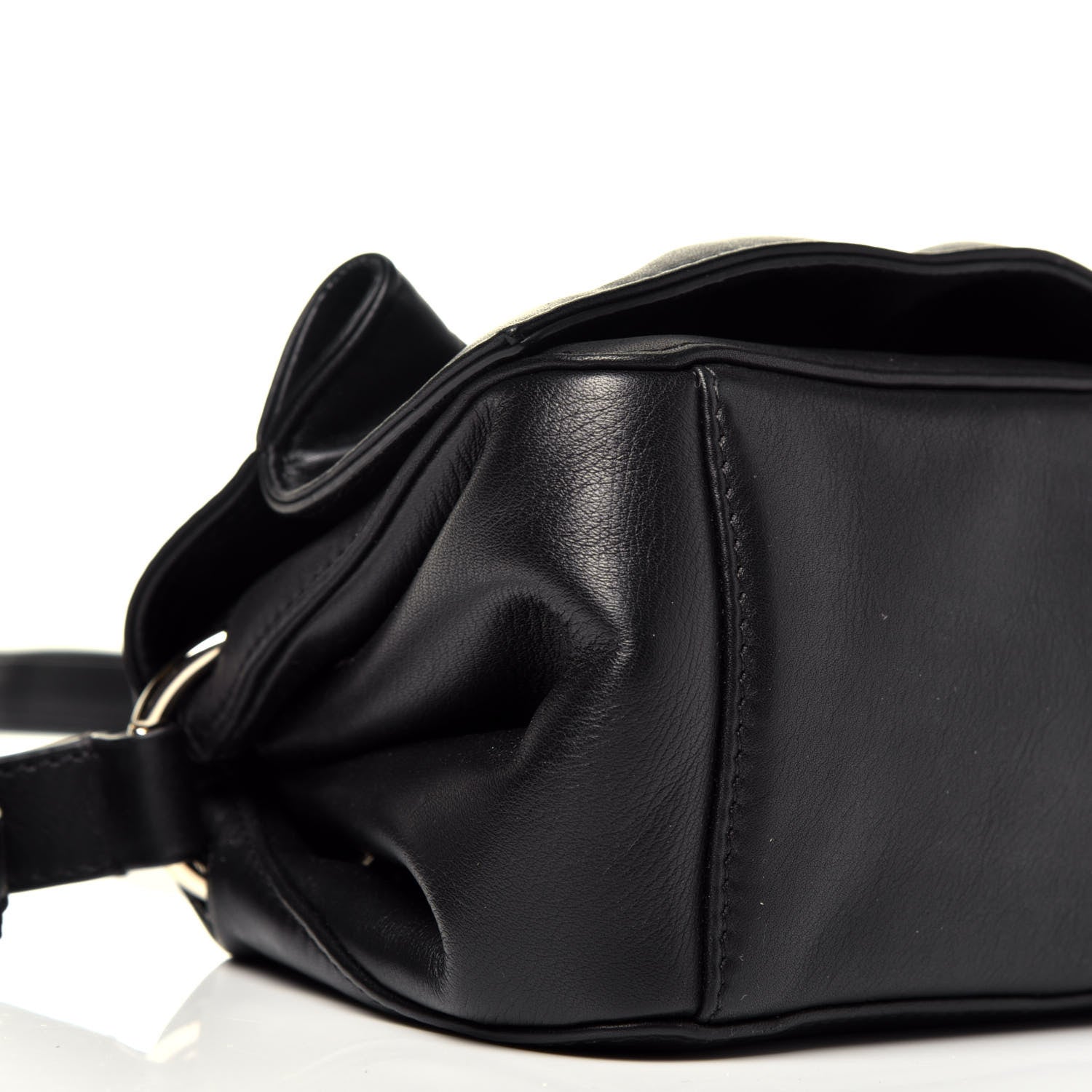 Valentino Garavani Smooth Calfskin Mini Bloomy Crossbody Bag Black 8 of 10