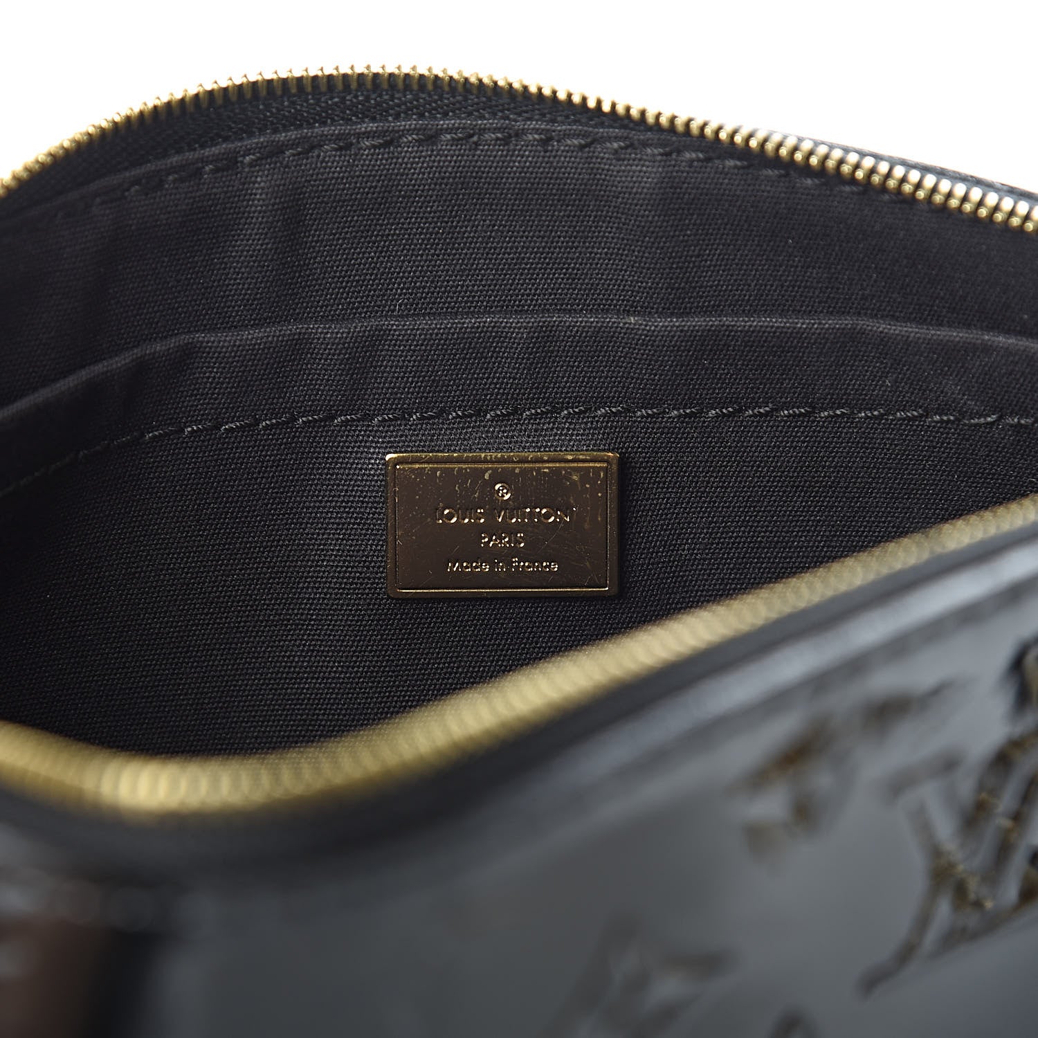 Louis Vuitton Vernis Santa Monica Clutch Noir Magnetique 6 of 9