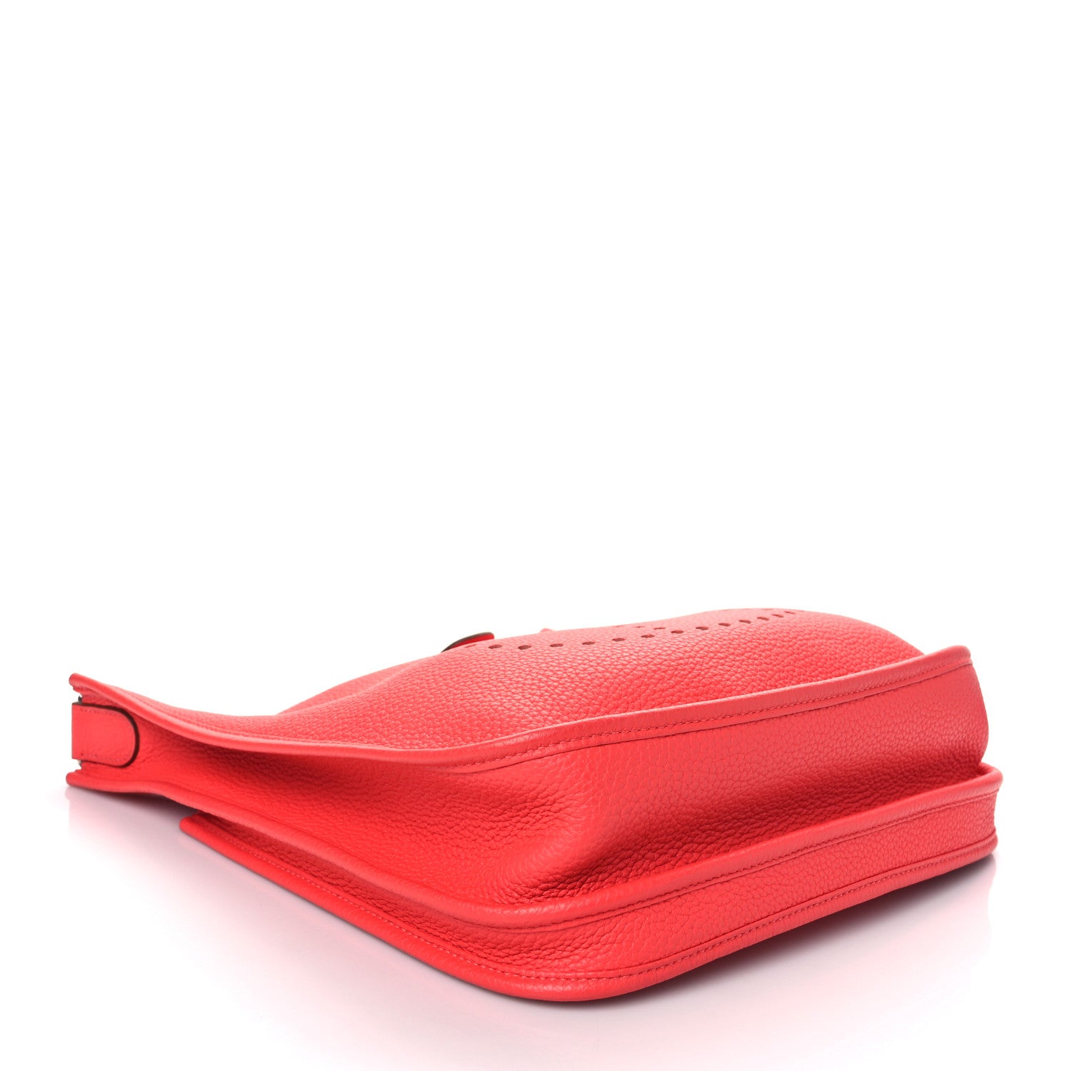 Hermes Taurillon Clemence Evelyne III PM Rouge Pivoine 4 of 10