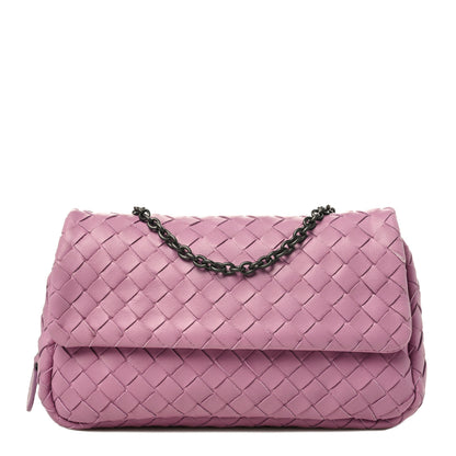 Bottega Veneta Nappa Intrecciato Small Chain Crossbody Corot 1 of 10