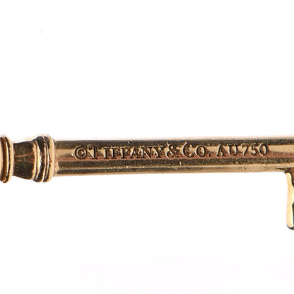 Tiffany 18K Yellow Gold Key Pendant 4 of 4